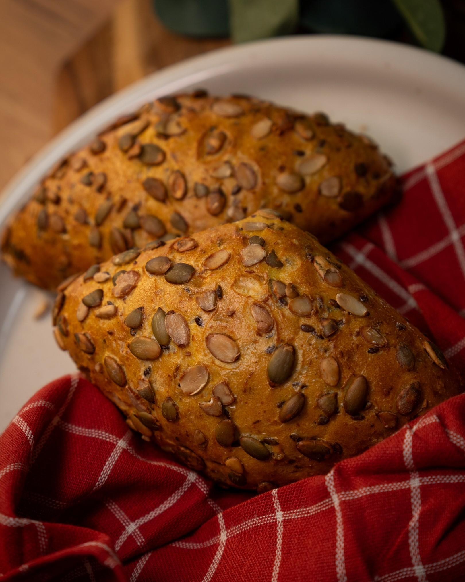 Bułka dyniowa z&nbsp;kurkumą