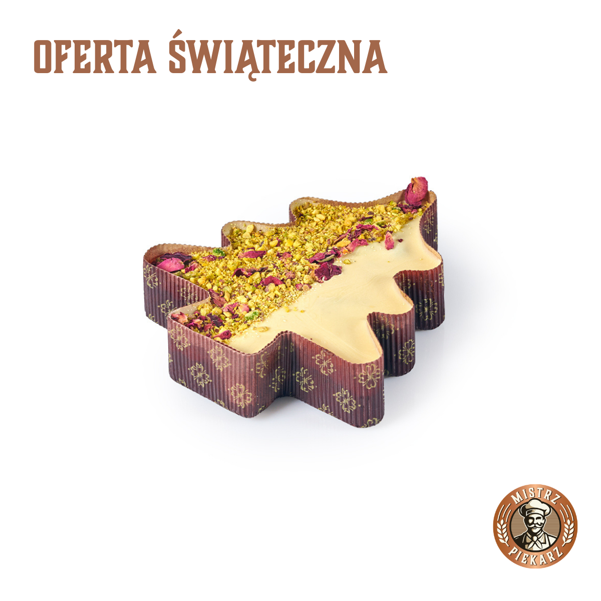 Choinka piernikowa w białej czekoladzie