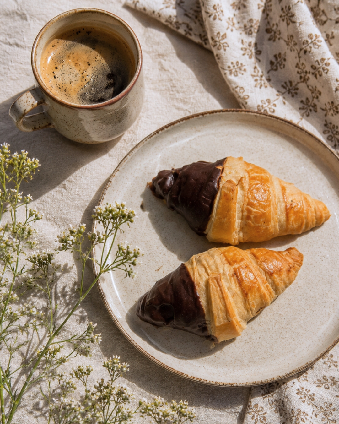 Croissant z&nbsp;czekoladą