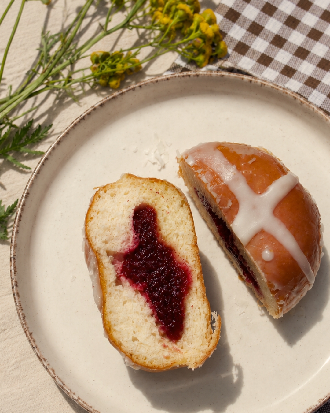 Mini pączki z&nbsp;różą